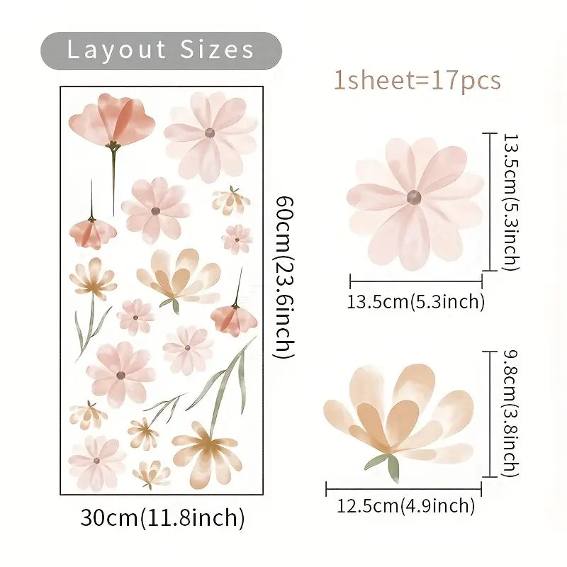 Muurstickers bloemen